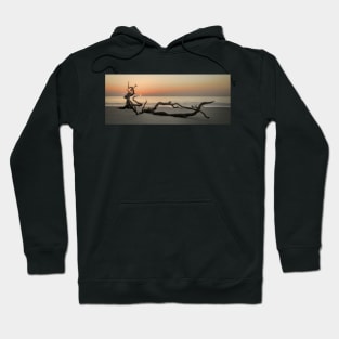 Beach Art Cropped Hoodie